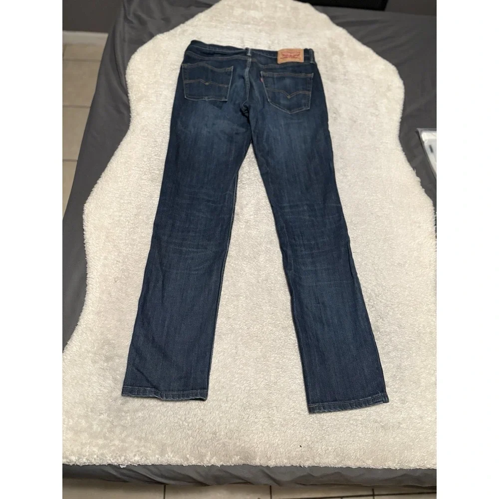 Levis 511 Mens Blue Slim Denim Jeans Size 32x34 Pants Stretch